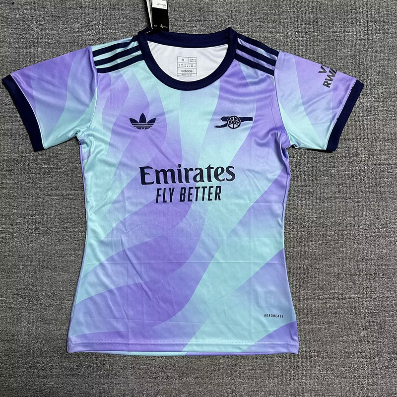 AAA Quality Arsenal Woman 24/25 Third Green/Purple Jersey